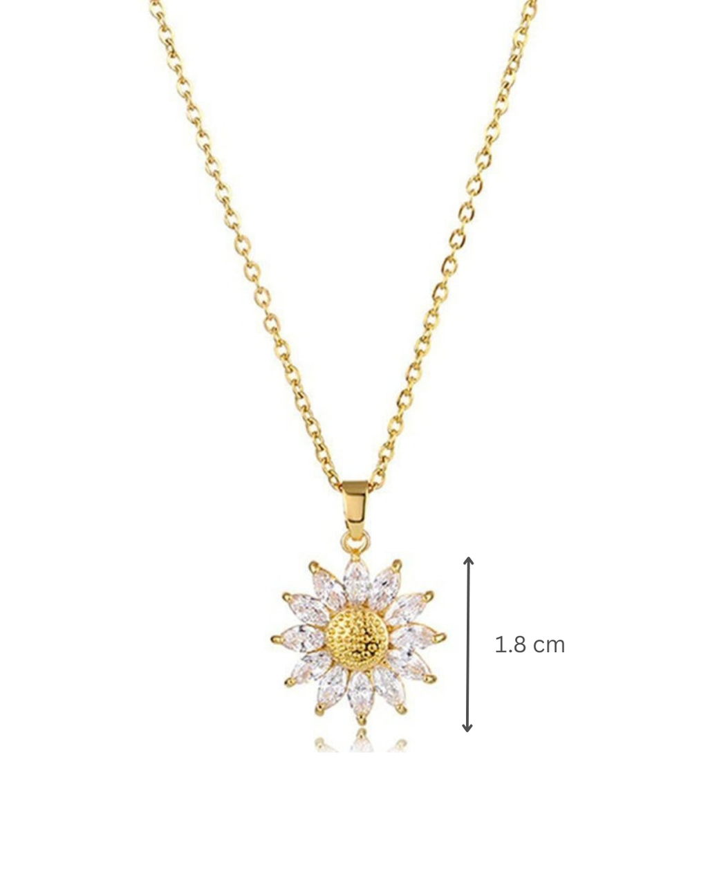 Sunflower Pendant Necklace