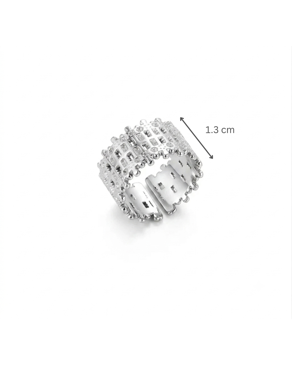Silver Chunky Ring