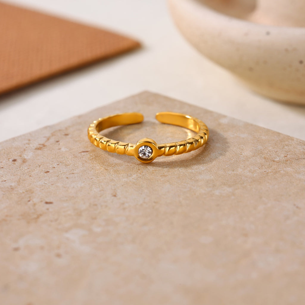 Stone Adjustable Ring
