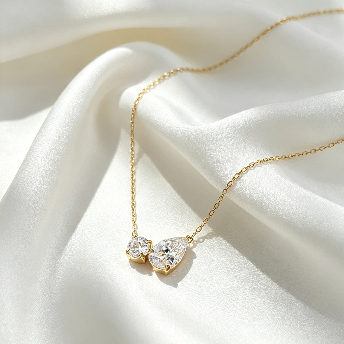 Two Stone Necklace