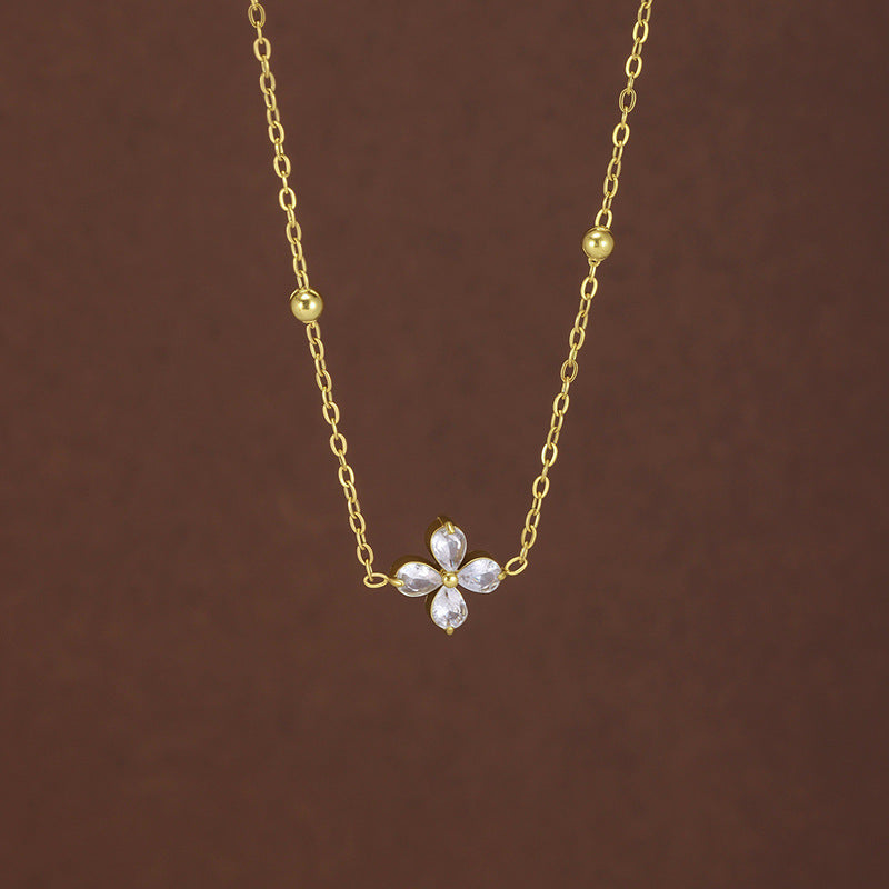 4 stone Necklace