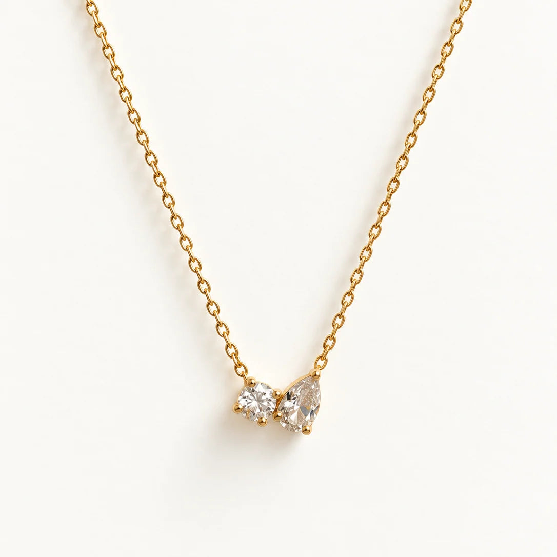 Two Stone Necklace