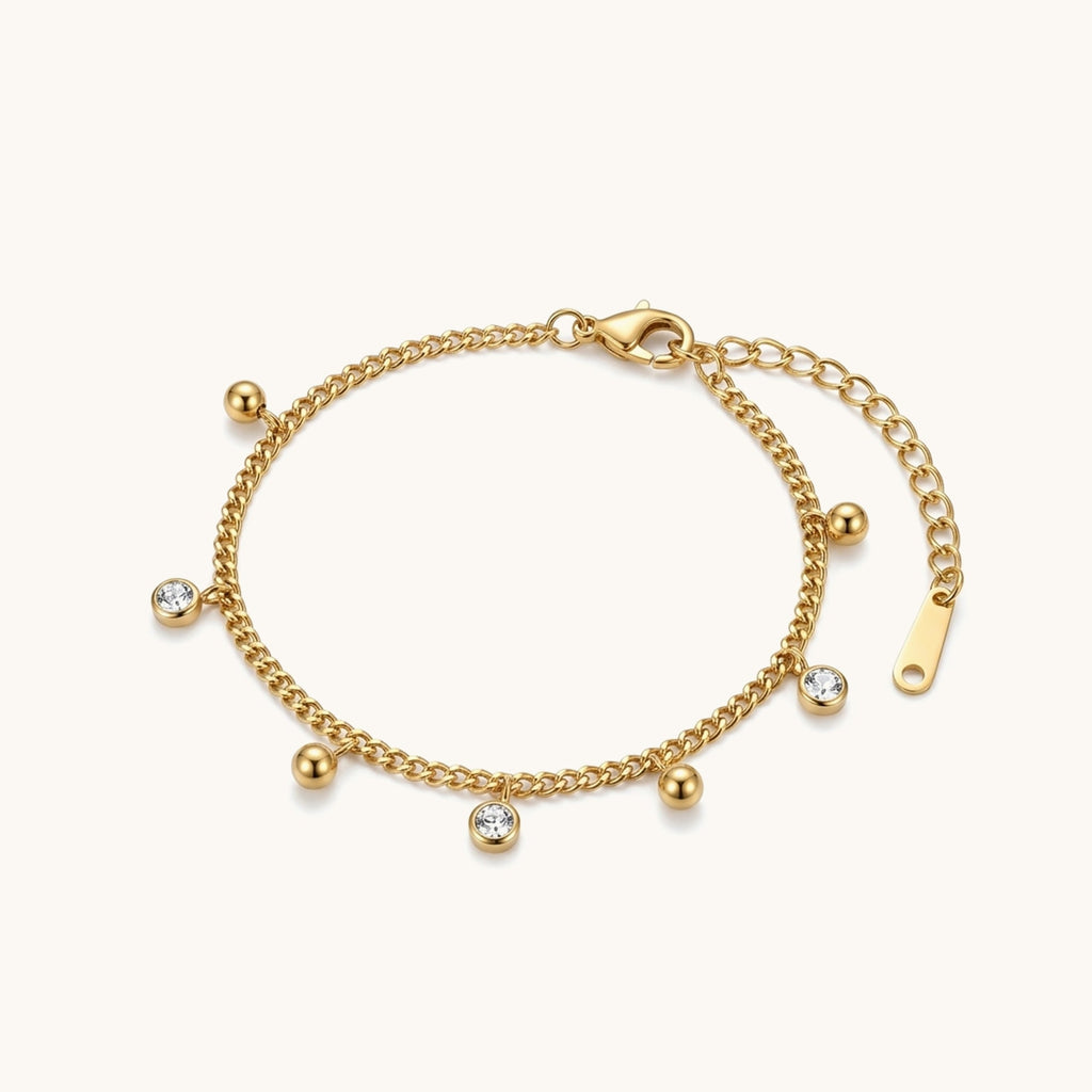 Dainty Tassel Charm Bracelet