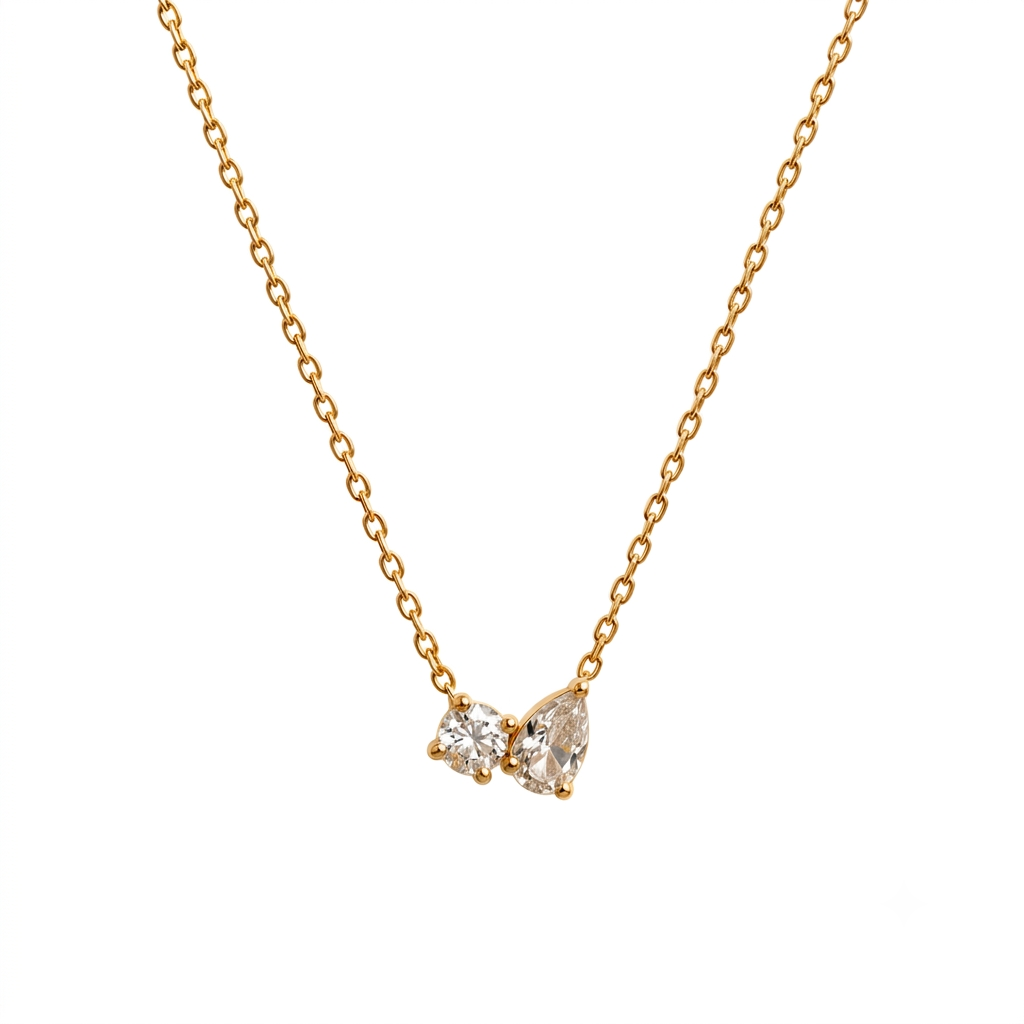 Two Stone Necklace