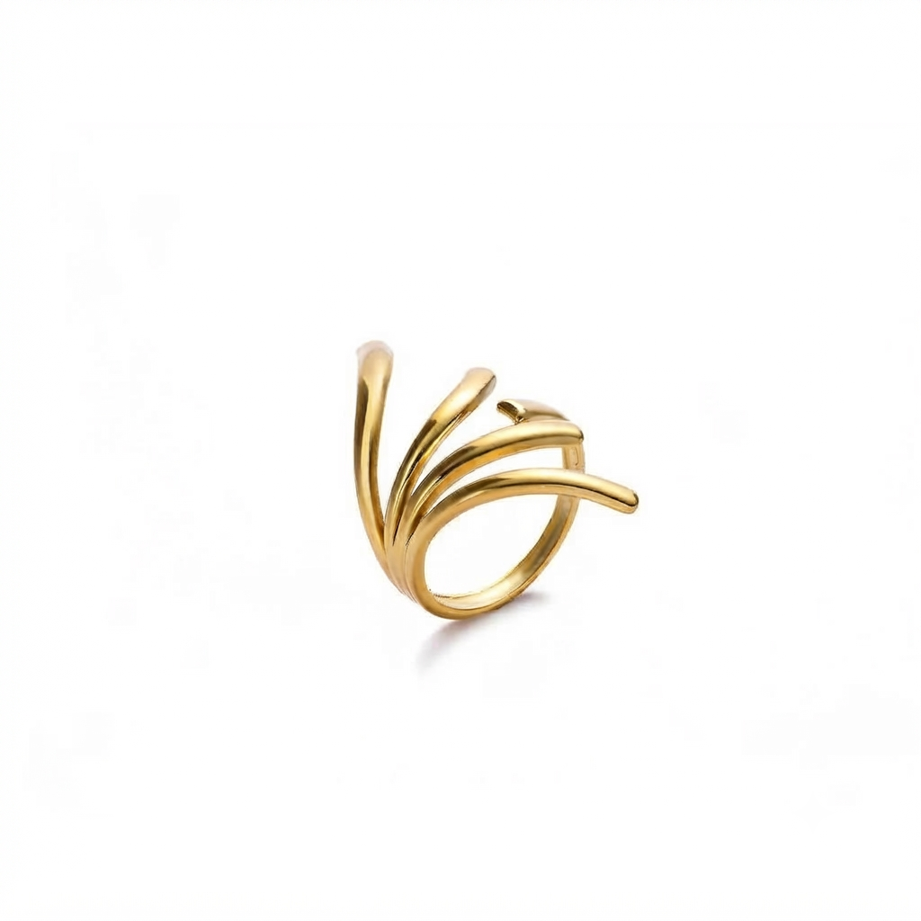 Chunky Gold Adjustable Ring