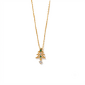 Christmas Gold Pendent Necklace