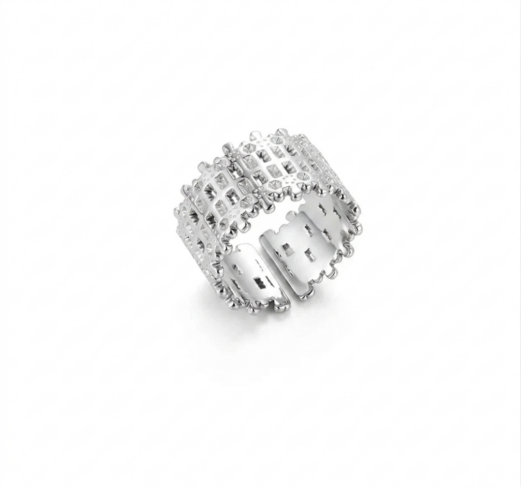 Silver Chunky Ring