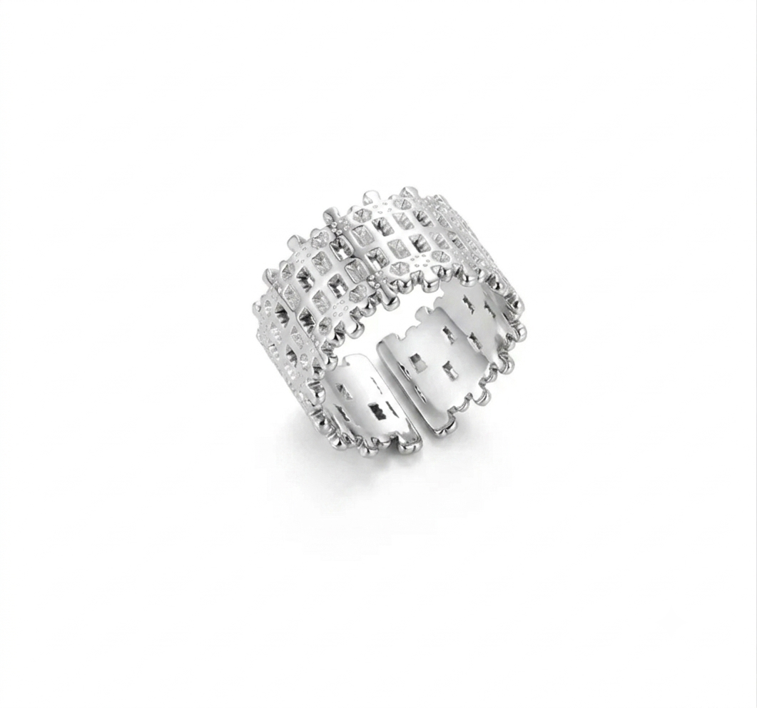 Silver Chunky Ring