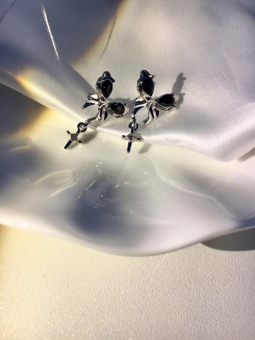 Butterfly Silver Earrings
