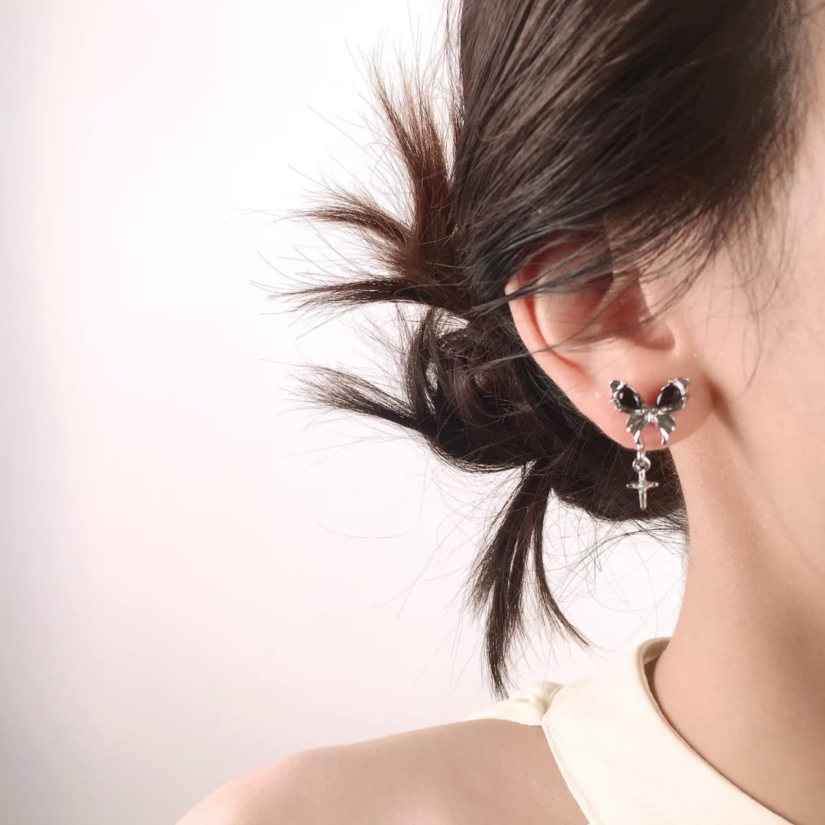 Butterfly Silver Earrings